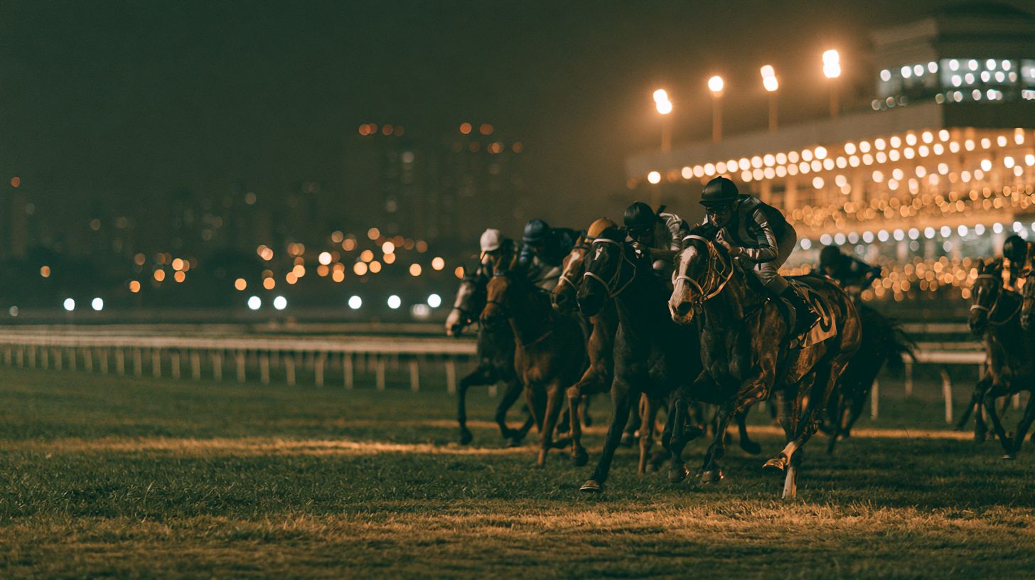 Corrida noturna no Hipódromo de Cidade Jardim